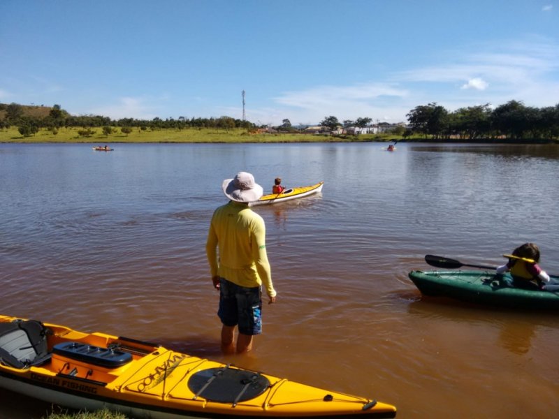 Caiaque Oceânico - Treino na Represa de Atibainha