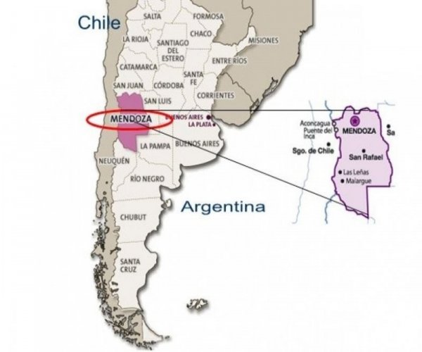 Mapa Mendoza