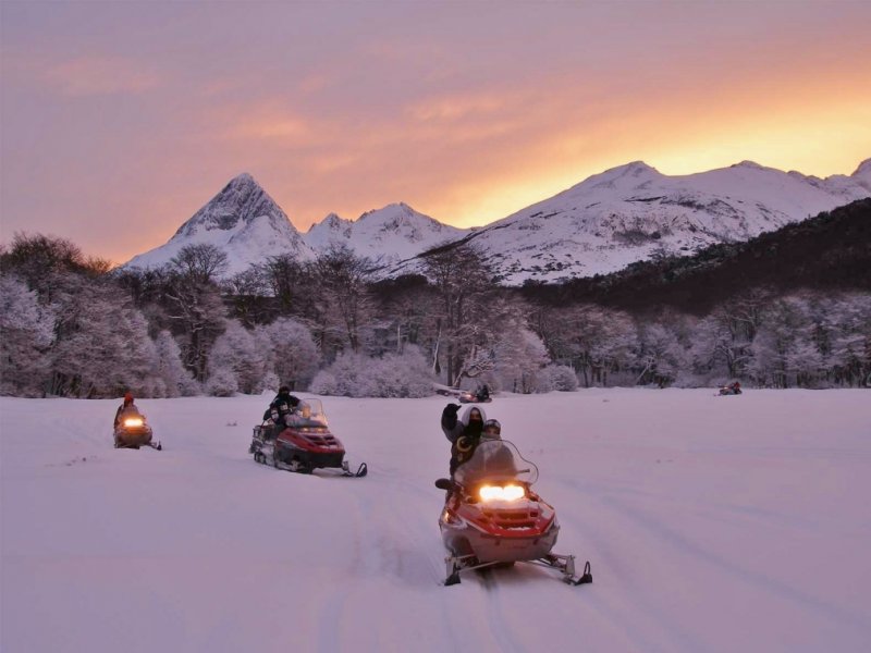 Moto de Neve em Ushuaia