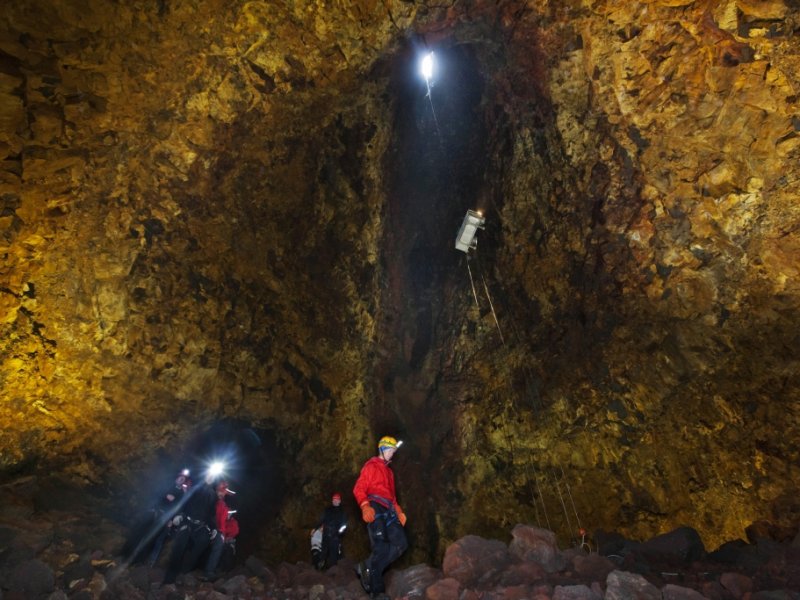 Passeio opcional Islândia - Dentro do Vulcão Thrihnukagigur
