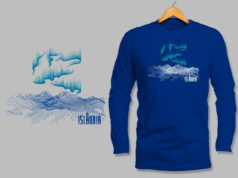 Camiseta Dry Fit Manga Longa Islândia