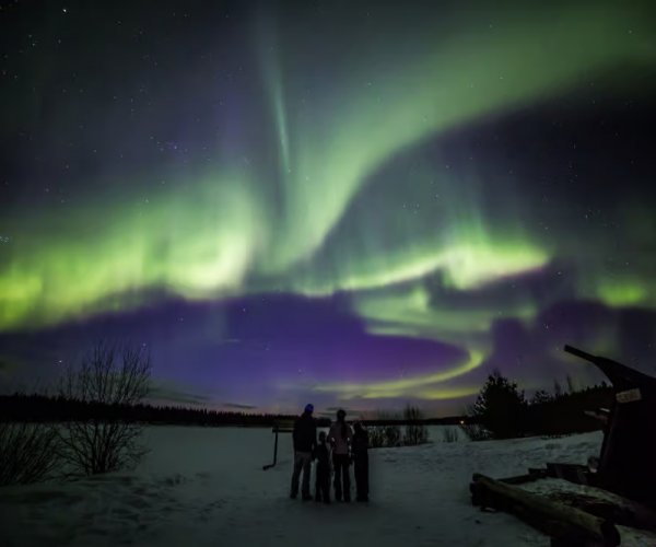 Finlândia - Aurora Boreal em Rovaniemi 