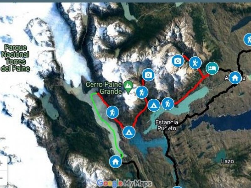 Mapa - Circuito W Completo Ecocamp