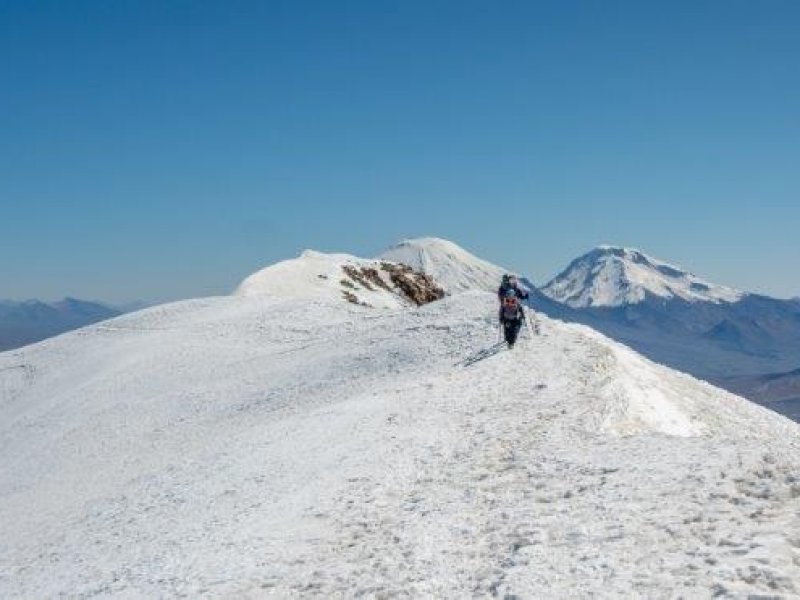 Bolívia - Vulcões Acotango e Parinacota