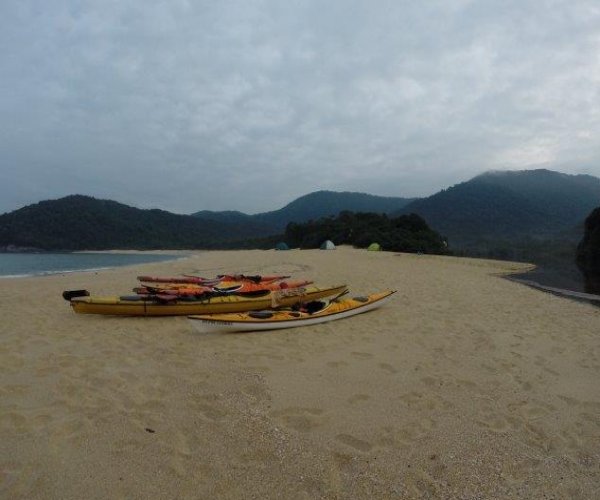 Caiaque Ocêanico em Ubatuba - Praia da Lagoa
