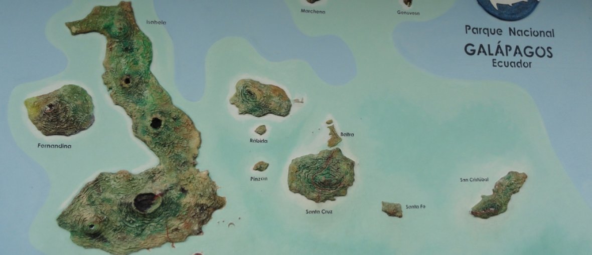 Pacotes para Ilhas Galápagos - Mapa