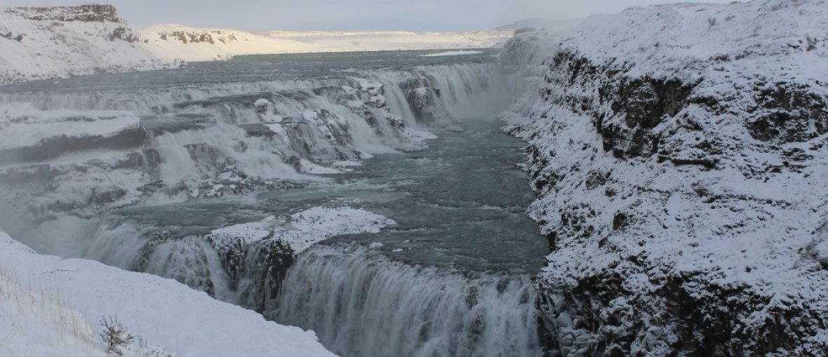 Viagem para Islândia no Inverno - Gullfoss