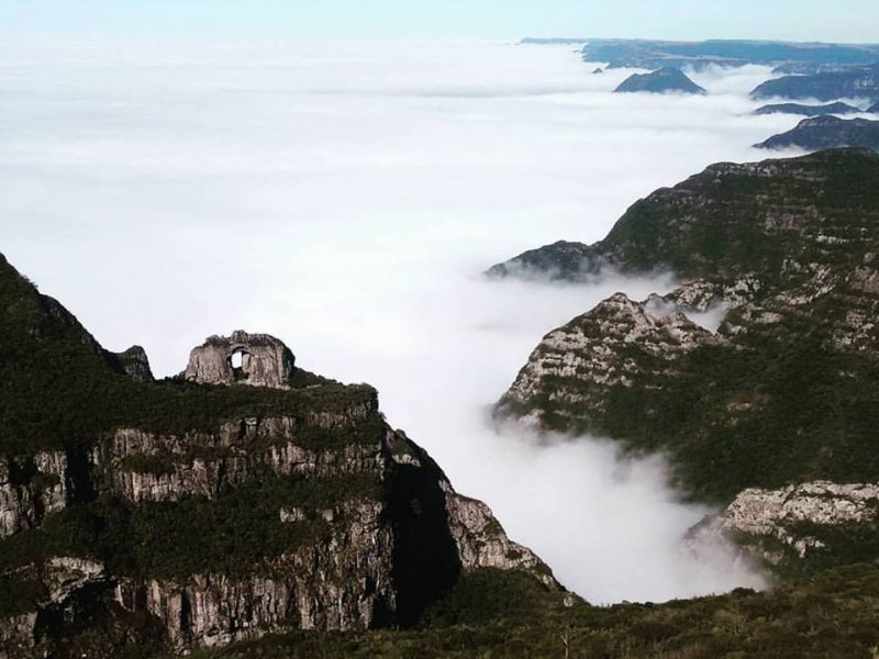 Serra Catarinense - Urubici Panorâmico - Onde o Brasil é mais Frio