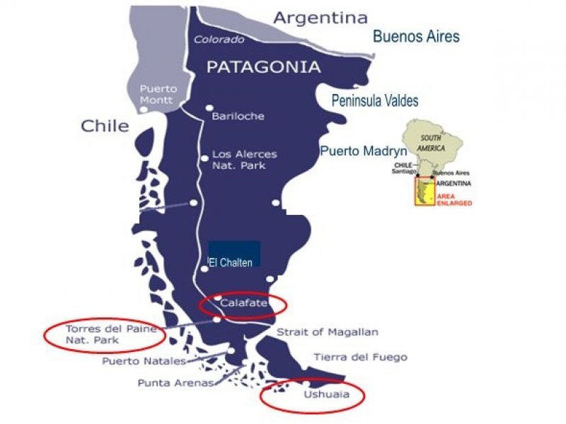 Patagonia Express – El Calafate, Torres del Paine e Ushuaia