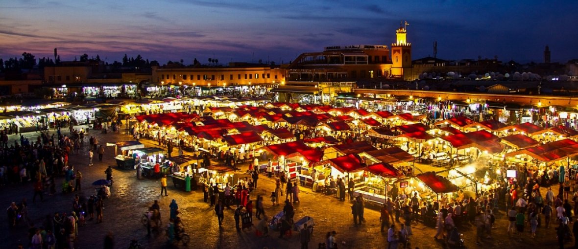 Viagem para Marrocos - Mercado Noturno