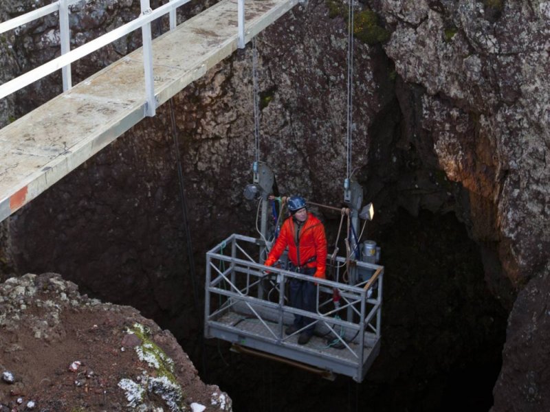 Passeio opcional Islândia - Dentro do Vulcão Thrihnukagigur