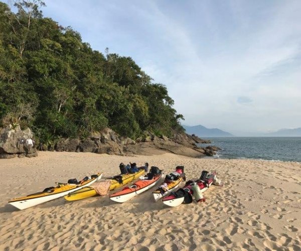 Caiaque Ocêanico em Ubatuba - Praia da Lagoa