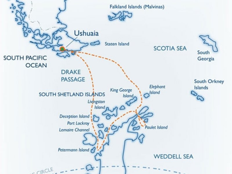 Cruzeiro na Antártica - Navio MV Ushuaia
