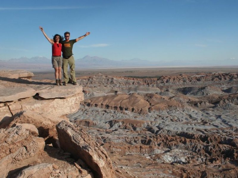 Paisagens do Deserto do Atacama e Santiago