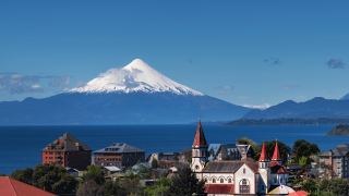 Lagos e vulcões chile
