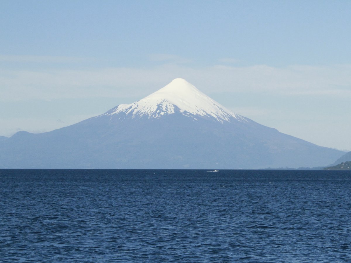 Lagos e vulcões chile